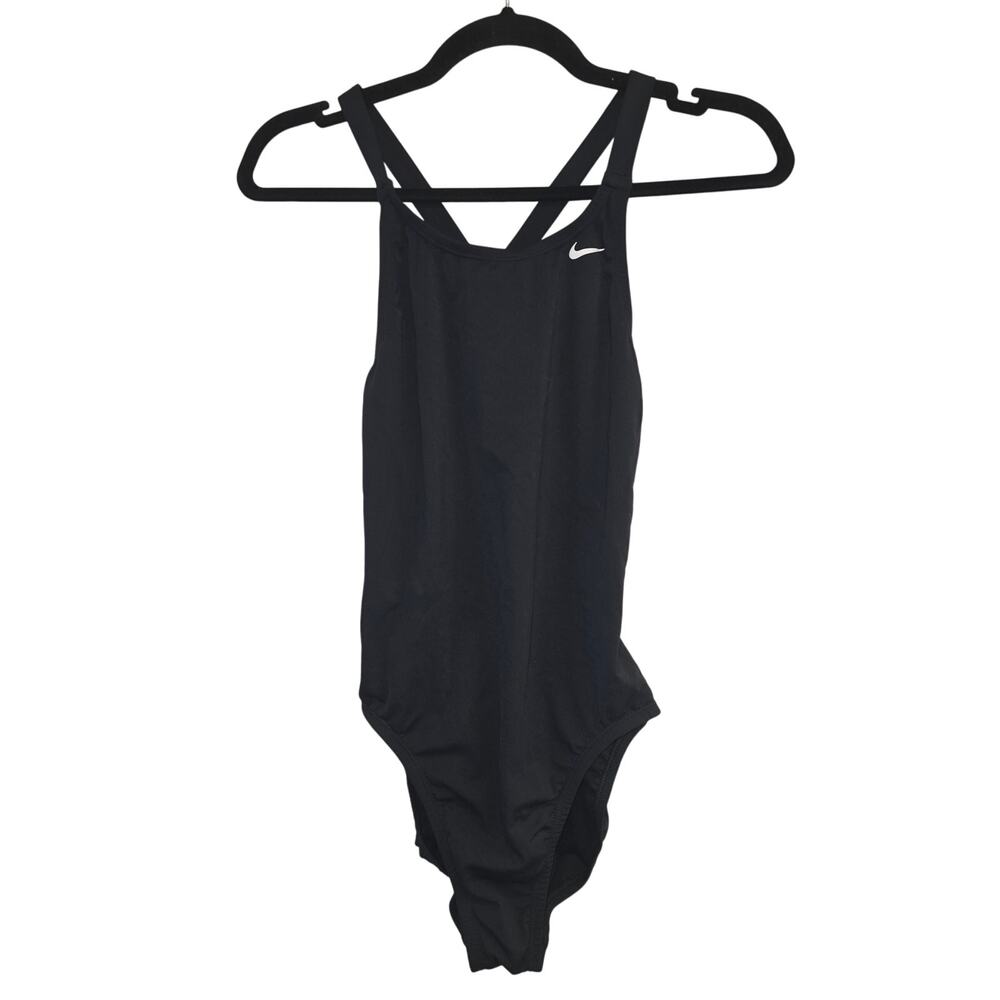 NIKE Black One Piece Bathing Suit Size 36 NWOT. - Picture 2 of 10